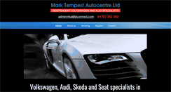 Desktop Screenshot of marktempestautocentre.co.uk